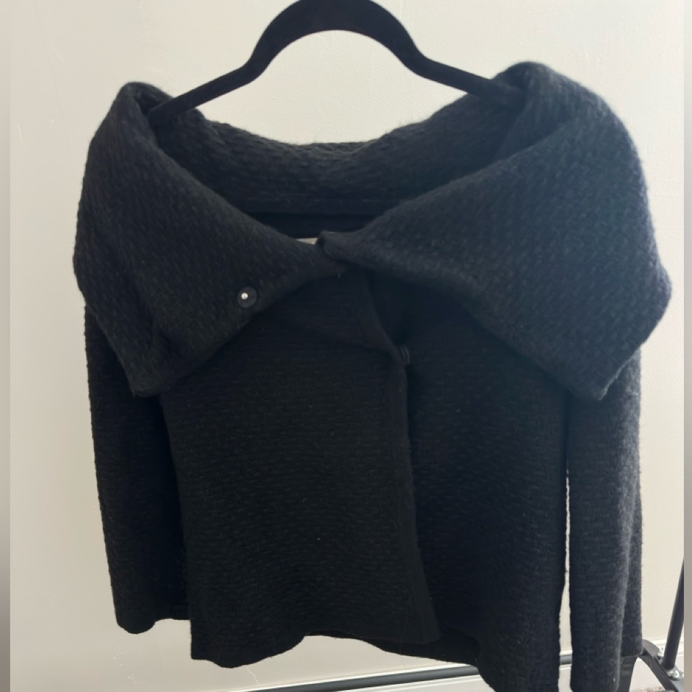 Banana Republic Black Textured Women's Sweater